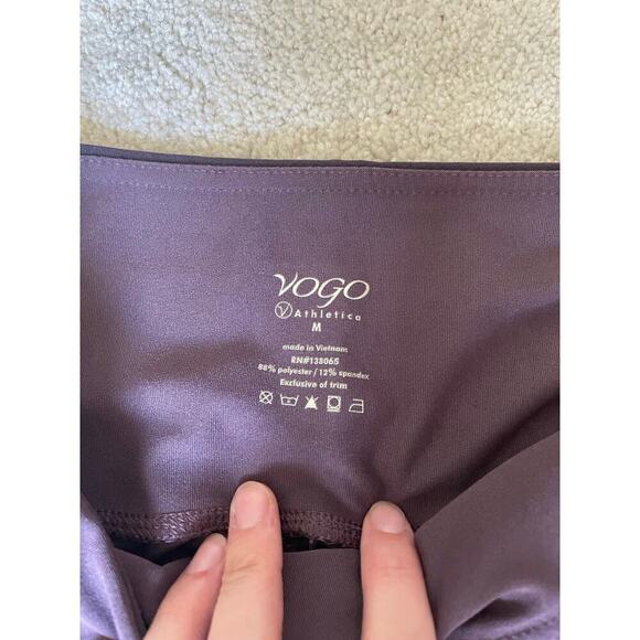 Vogo Athletica Purple Print Leggings - Picture 3 of 3